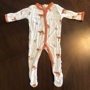 Kyte Baby African 0-3 Months Snap Footie